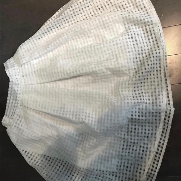 Vintage sheer waffle pattern high waist skirt - Picture 8 of 8